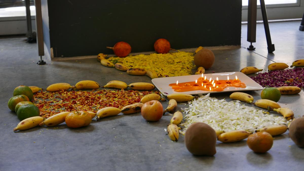 El grupo de comunicadores celebró diferentes ceremonias espirituales de sus pueblos. Estos espacios fueron el centro de diálogos interculturales. (Foto: Benedickt Borchers)