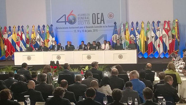 46 asamblea de la OEA. Imagen: Radio Newred