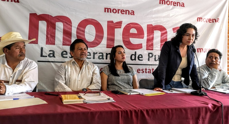 Participación de Patricia Montaño. Puebla, 11 Agosto del 2018. / Foto: M.M. Alonso.