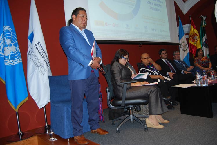 Álvaro Pop, secretario técnico del FILAC. Fuente de la imagen: Prensa Latina