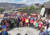 Parte de los ministros, autoridades y representantes internacionales que participaron en la celebración del Día Mundial de Lucha contra la Desertificación, el 17 de junio, en la Ciudad de la Mitad del Mundo, en Ecuador, el primer país en hospedar esta conmemoración anual. Crédito: Ela Zambrano/IPS
