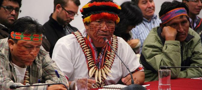 Apu Aurelio Chino, presidente de Fediquep. Foto: Puinamudt