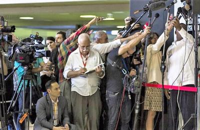 Periodistas de diversos medios de América Latina exhortan a sus colegas a un mayor compromiso en la cobertura del cambio climático. / Crédito de la imagen: Fernando Medina Fernández, Cuba Ahora.